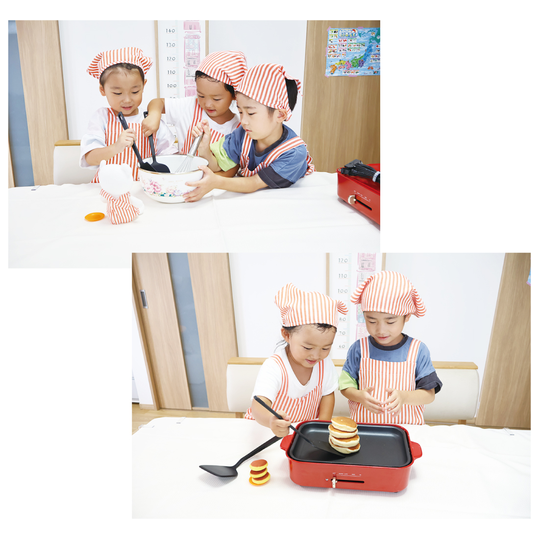 こぐまちゃんキッズエプロンセット（Ｍ）