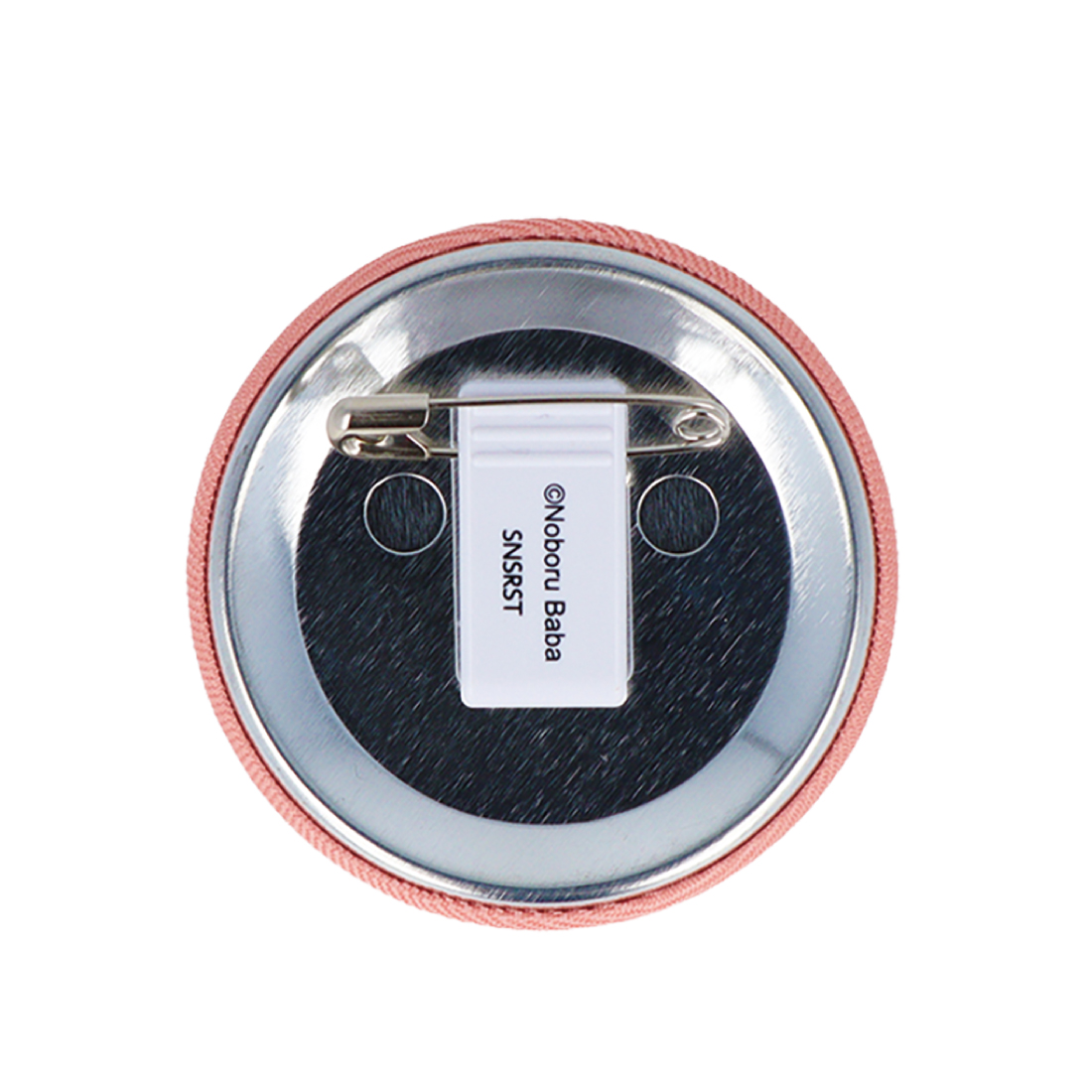 11ぴきのねこ 刺繍缶バッジ（ピンク）