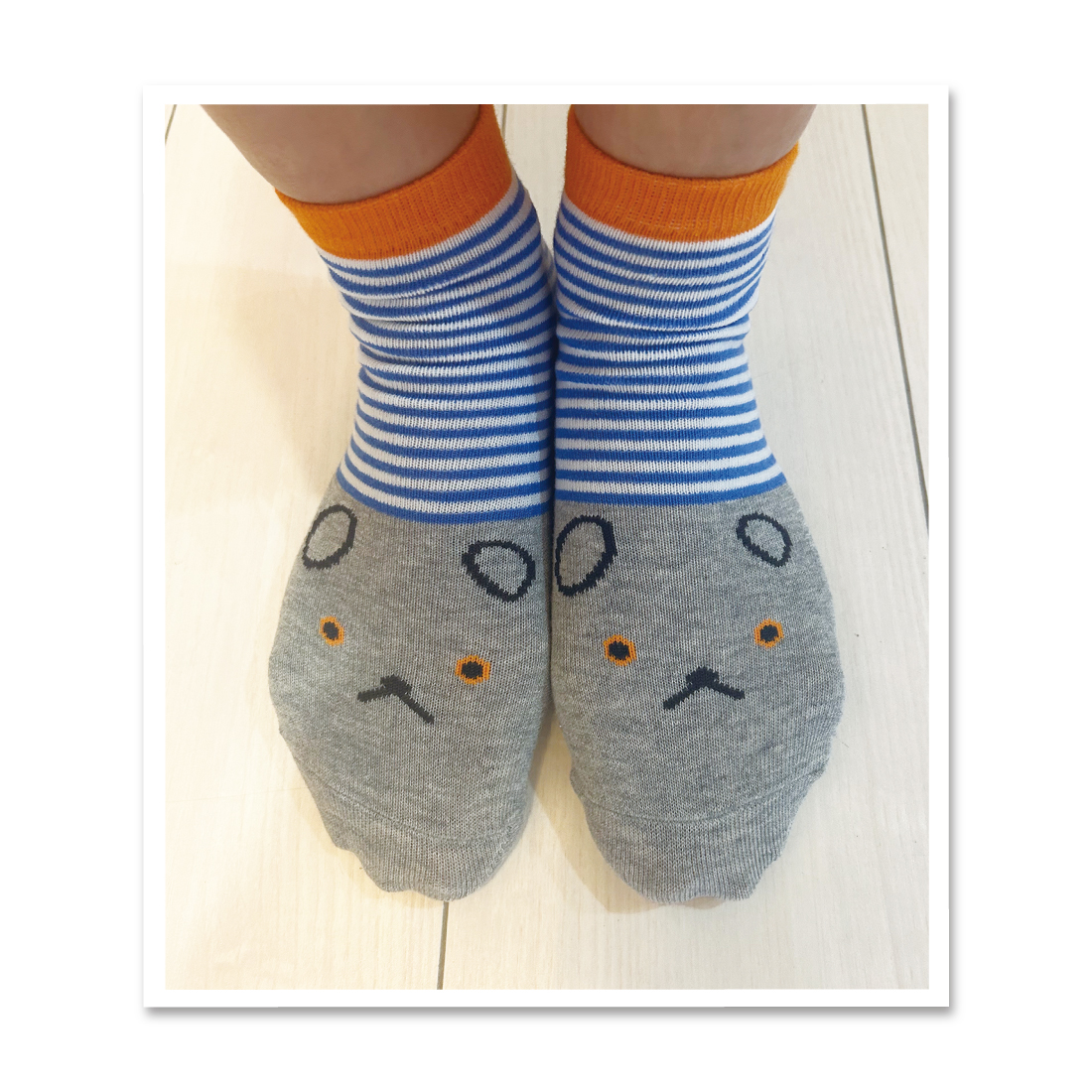 こぐまちゃん 顔靴下（大人）